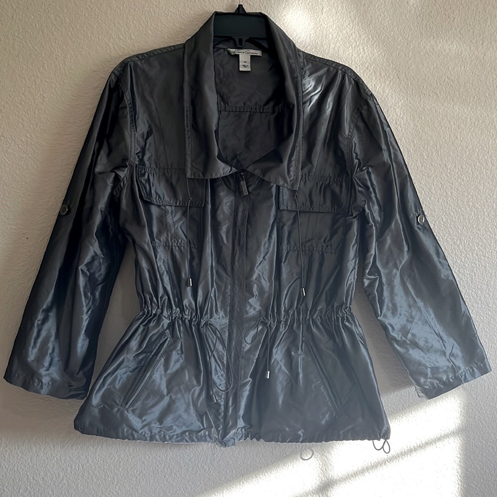 Kenneth Cole New York Silver Windbreaker - Size XS